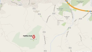 Hellfire Club Map from Rathfarnham